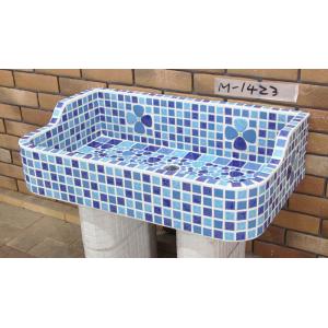 昭和レトロなタイル流し台MサイズM-1423タイル流し シンク｜tileshop