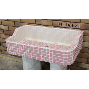 昭和レトロなタイル流し台MサイズM-1442タイル流し シンク｜tileshop