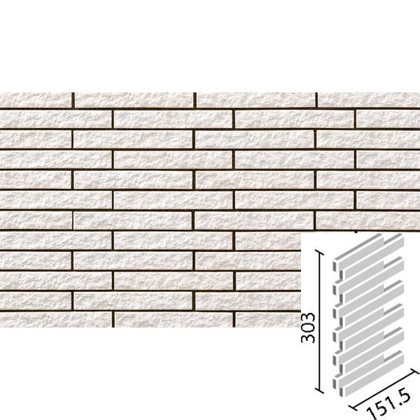 セラヴィオ S(割肌面ボーダー) 出隅用平ネット張り(馬踏目地)(バラ) HAL-C/CSS-1　/...