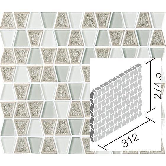 ミックスモザイク コロリート 台形状平ネット張り IM-TR/CLR-2　/ LIXIL INAX ...