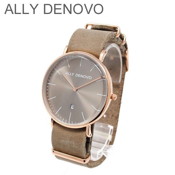 ALLY DENOVO 腕時計 AM5015.3 メンズ レディース ユニセックス ローズゴールド/...