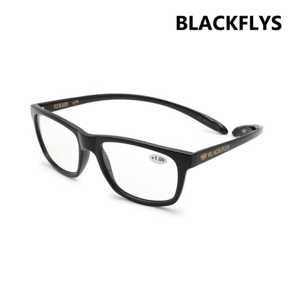国内正規品 ブラックフライ 老眼鏡 BF-4000-US BK FLY READER 度入り グロー...