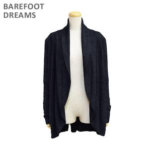 ベアフットドリームス カーディガン B423-15 BLACK CozyChic Lite Circle Cardi レディース BAREFOOT DREAMS｜timeclub