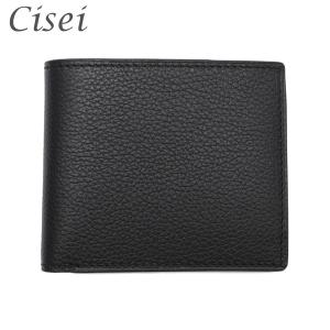 Cisei（シセイ） チセイ 二つ折り財布 P1023 LD NAVY ネイビー レザー