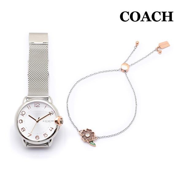 COACH コーチ 腕時計 14000072 ARDEN アーデン メッシュ ブレス シルバー レデ...