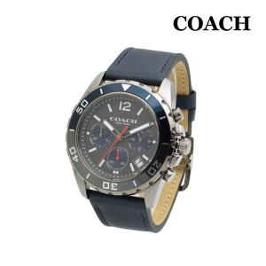 COACH コーチ 腕時計 14602558 KENT ケント レザー ネイビー メンズ クロノグラフ｜timeclub