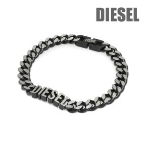 ディーゼル ブレスレット DX1386040 ガンメタル DIESEL アクセサリー メンズ