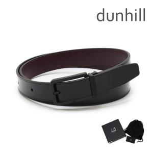 DUNHILL ダンヒル ベルト HPR175A42 マットブラック/ブラック/バーガンディー リバーシブル メンズ｜タイムクラブ Yahoo!店