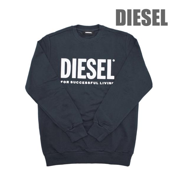 DIESEL ディーゼル スウェット ネイビー 00SWFH 0BAWT-81E メンズ トレーナー...