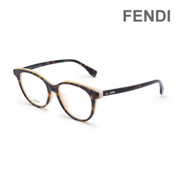 FENDI フェンディ メガネ フレーム FF 0258/F 086 50 ダークハバナ アジアンフ...