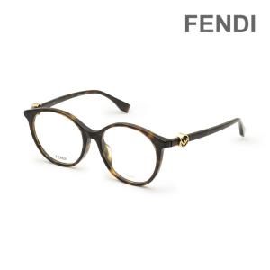 FENDI フェンディ メガネ フレーム FF 0336/F 086 51 ダークハバナ アジアンフィット レディース｜timeclub