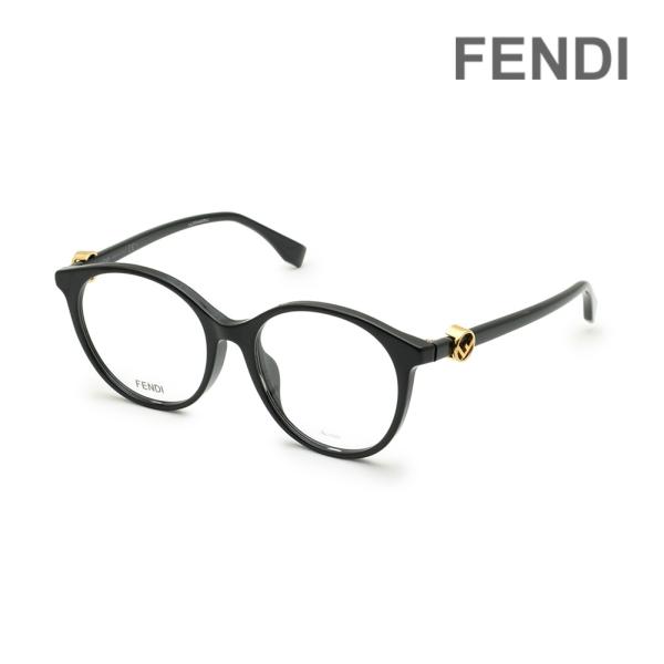 FENDI フェンディ メガネ フレーム FF 0336/F 807 51 ブラック アジアンフィッ...