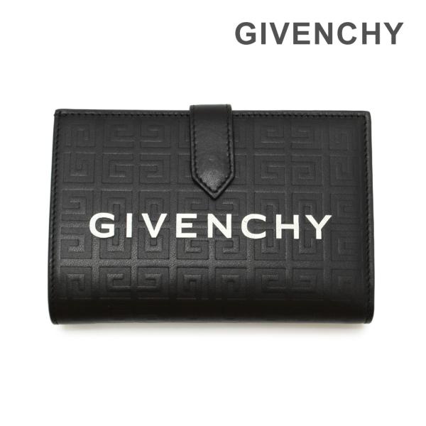 ジバンシィ 二つ折り財布 BB60K8B1J5-001 ブラック GIVENCHY G-CUT MI...