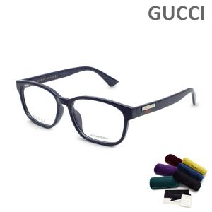 GUCCI（グッチ） メガネ GG0174O メンズ レディース スクエア型 黒縁