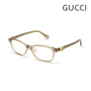 国内正規品 グッチ メガネ  眼鏡 フレーム のみ GG1473OJ-003 クリアブラウン ノーズパッド レディース GUCCI｜timeclub