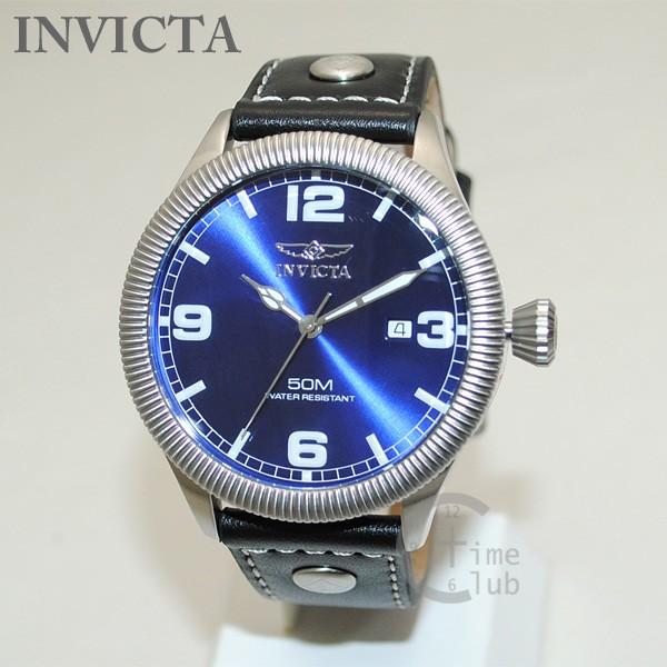 インビクタ 腕時計 INVICTA 時計 1459 Vintage ヴィンテージ ブラック レザー/...