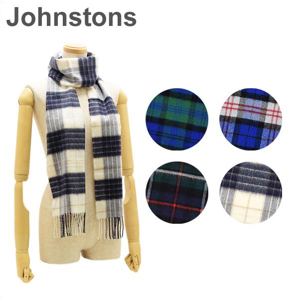 Johnstons ジョンストンズ ストール マフラー Cashmere Tartans WA000...