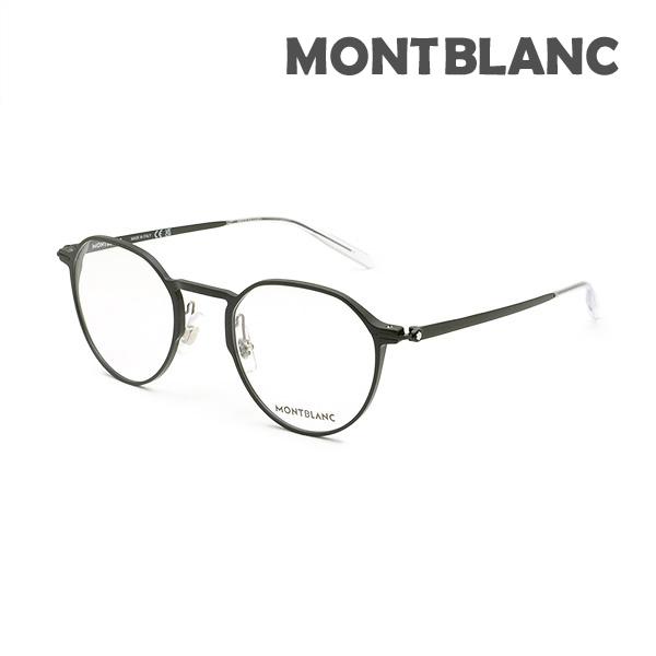 国内正規品 モンブラン メガネ 眼鏡 フレーム のみ MB0233O-001 50 ブラック ノーズ...