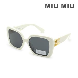 MIU MIU ミュウミュウ サングラス MU10YS 1425S0 56 ホワイト アジアンフィット レディース SMU 10Y 142-5S0｜timeclub