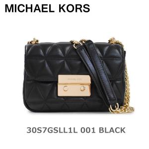 マイケルコース ショルダーバッグ MICHAEL KORS 30S7GSLL1L 001 BLACK レザー レディース｜timeclub