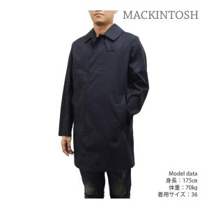 マッキントッシュ ステンカラーコート MO5382-MOP5446 CAMBRIGDE ネイビー メンズ MACKINTOSH｜timeclub