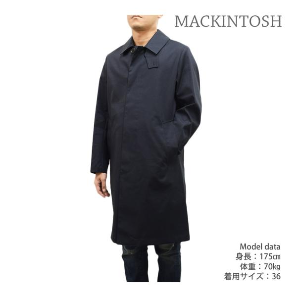 マッキントッシュ ステンカラーコート MO6121-MOP5563 MANCHESTER ネイビー ...