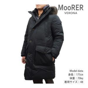 MOORER（ムーレー） 22AW ダウン メンズ RAY-KN NERO ブラック ダウン