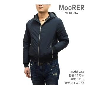 MOORER（ムーレー） 22AW ダウン メンズ RAY-KN NERO ブラック ダウン