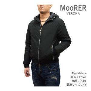 MOORER（ムーレー） 22AW ダウン メンズ RAY-KN NERO ブラック ダウン