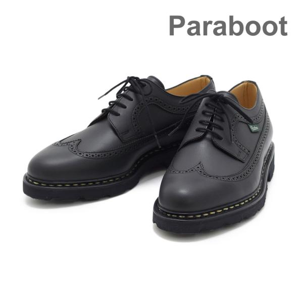 パラブーツ ウイングチップ ブラック 200717 Paraboot ALBY/MARCHE Noi...