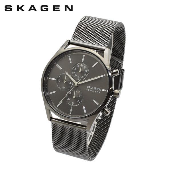 国内正規品 スカーゲン 腕時計 SKW6608 SKAGEN HOLST メンズ ガンメタル ブレス