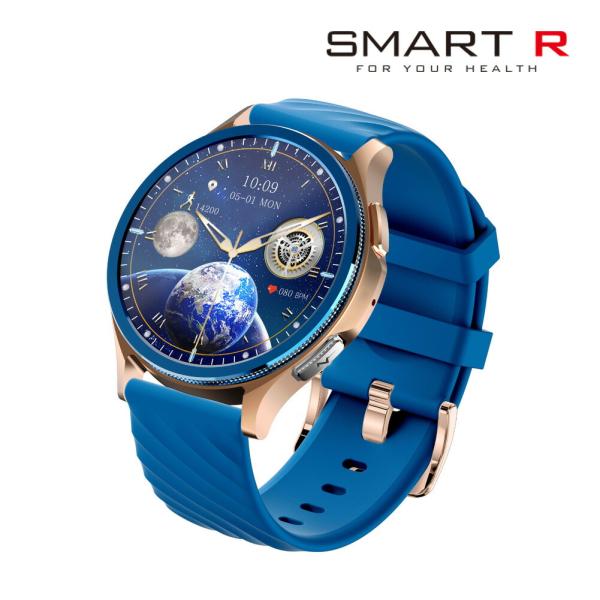国内正規品 SMART R スマートウォッチ H16 ブルー メンズ レディース 腕時計 スマートR