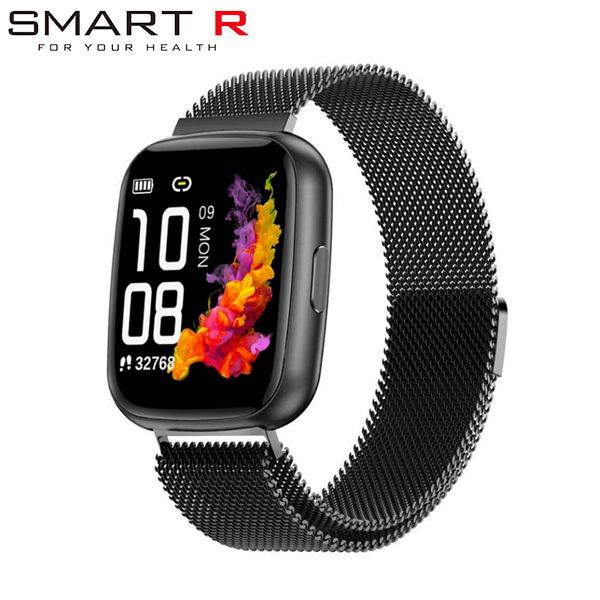 国内正規品  SMART R スマートウォッチ Y-39 ブラック メンズ レディース 腕時計 スマ...