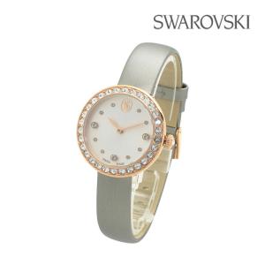 スワロフスキー 腕時計 レディース 5710105 Matrix tennis ローズゴールド/グレー レザー SWAROVSKI
