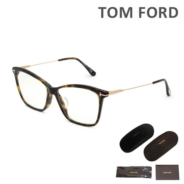 トムフォード メガネ 伊達眼鏡 フレーム FT5687-F-B/V 052 56 TOM FORD ...