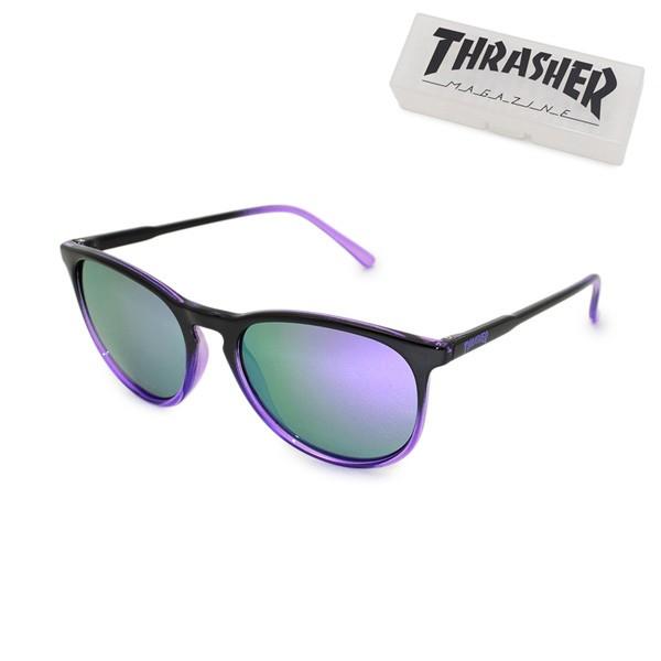 国内正規品 THRASHER スラッシャー サングラス CLAIRE クレア 1020-BK-PU ...