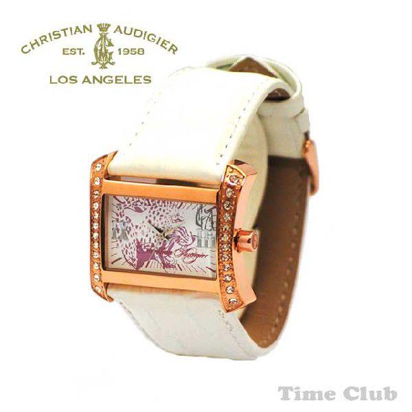 Christian Audigier （クリスチャンオードジェー） 時計 腕時計TWC-403レディ...