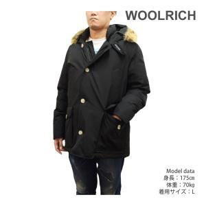 ウールリッチ ダウン ARCTIC DETACHABLE FUR ANORAK ブラック メンズ CFWOOU0484MRUT0001-BLK WOOLRICH｜timeclub