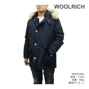 ウールリッチ ダウン ARCTIC DETACHABLE FUR ANORAK メルトンブルー メンズ CFWOOU0484MRUT0001-MLB WOOLRICH｜timeclub