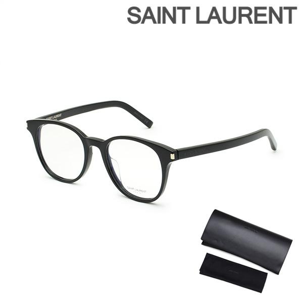 サンローラン メガネ 眼鏡 フレーム のみ SL 523-001 50 ブラック スマート メンズ ...
