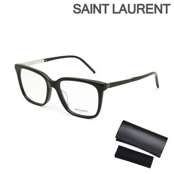 サンローラン メガネ 眼鏡 フレーム のみ SL M102 001 ブラック スマート レディース ...