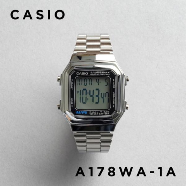 CASIO STANDARD カシオ A178WA-1A 腕時計 時計 ブランド メンズ レディース...