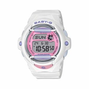 並行輸入品 10年保証 CASIO BABY-G カシオ ベビーG BG-169PB-7 腕時計 時計 ブランド レディース 女の子 デジタル 日付 防水 ホワイト 白 ピンク かわいい