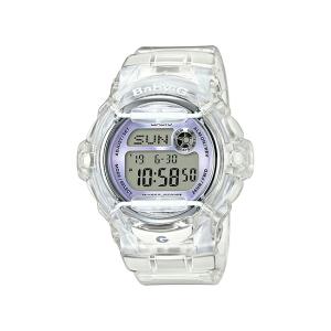 10年保証 CASIO BABY-G カシオ ベビーG BG-169R-7E 腕時計 時計 ブランド レディース キッズ 子供 女の子 デジタル 日付 カレンダー 防水 ホワイト 白 パープ