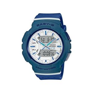 CASIO BABY-G カシオ ベビーG BGA-240-2A2 腕時計 10年保証 レディース キッズ 子供 女の子 ランニングウォッチ アナデジ 防水 ネイビー ホワ