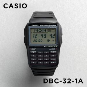 並行輸入品 10年保証 日本未発売 CASIO DATA BANK カシオ データバンク DBC-32-1A 腕時計 時計 ブランド メンズレディース デジタル 電卓 テレメモ 日付｜timelovers