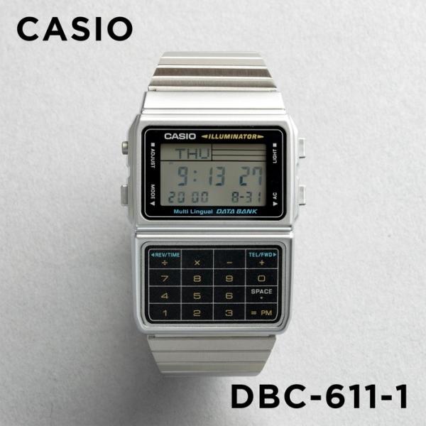 並行輸入品 10年保証 CASIO DATA BANK カシオ データバンク DBC-611-1 腕...