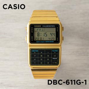 並行輸入品 10年保証 CASIO DATA BANK カシオ データバンク DBC-611G-1 腕時計 時計 ブランド メンズレディース 男の子 女の子 デジタル テレメモ 電卓