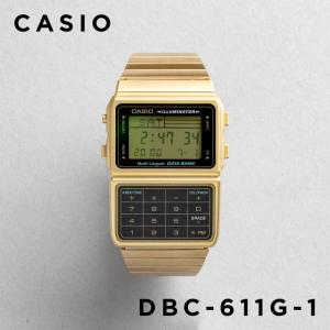 並行輸入品 10年保証 CASIO DATA BANK カシオ データバンク DBC-611G-1 腕時計 時計 ブランド メンズレディース 男の子 女の子 デジタル テレメモ 電卓