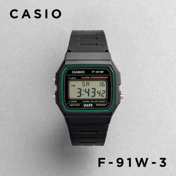 CASIO STANDARD カシオ F-91W-3 腕時計 時計 ブランド メンズ レディース チ...